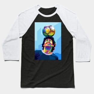 maradona wpap pop art Baseball T-Shirt